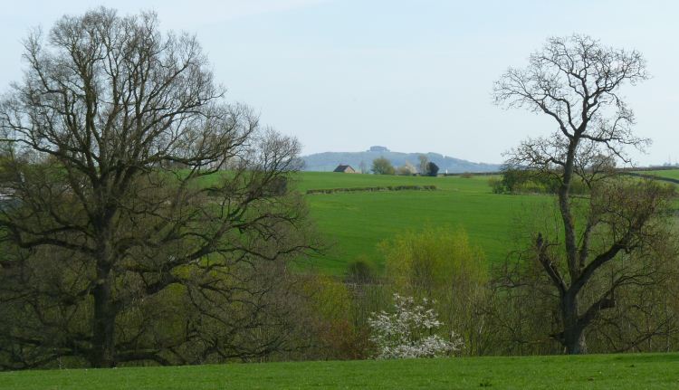 PHOTO  VIEW OVER KING'S CAPLE FROM THE HOARWITHY LOOP BEYOND THE HOUSE AT RED RA 